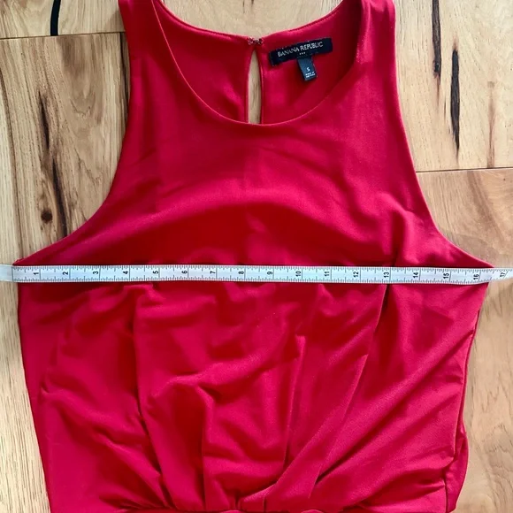 Banana Republic Red Strapless Cocktail Dress - Picture 10 of 15